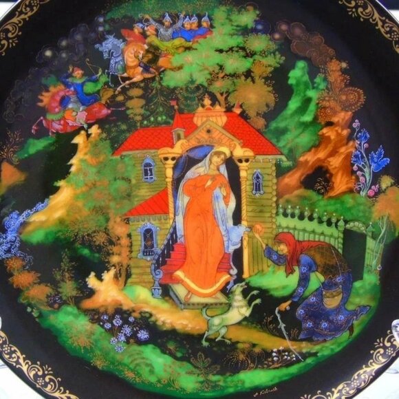 Vintage Set of 12 of Tianex Russian Legends Collector plates 1988-90Bradford - Picture 16 of 16